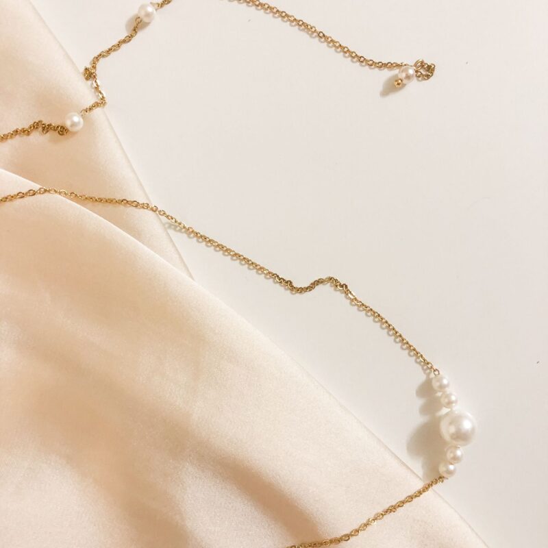 Colar Pérola com Pendente Costas