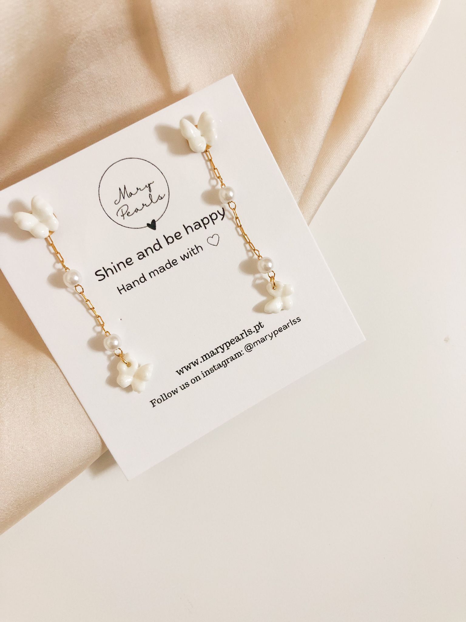 Brinco Pendente Borboleta