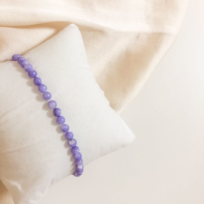 Pulseira de Elástico Lilás