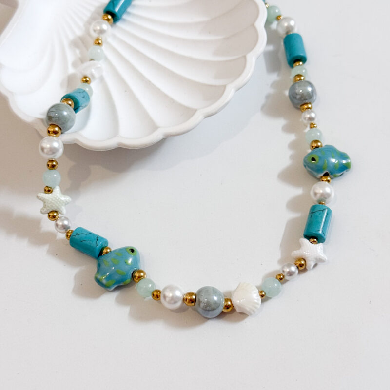 Colar Peixes e Conchas