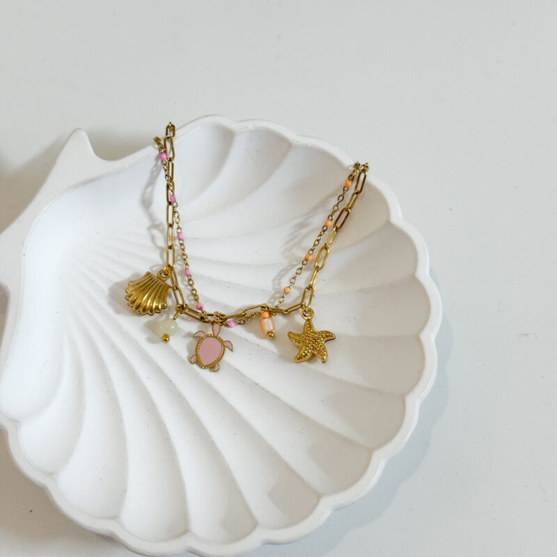 Pulseira de Perna Peixe Azul