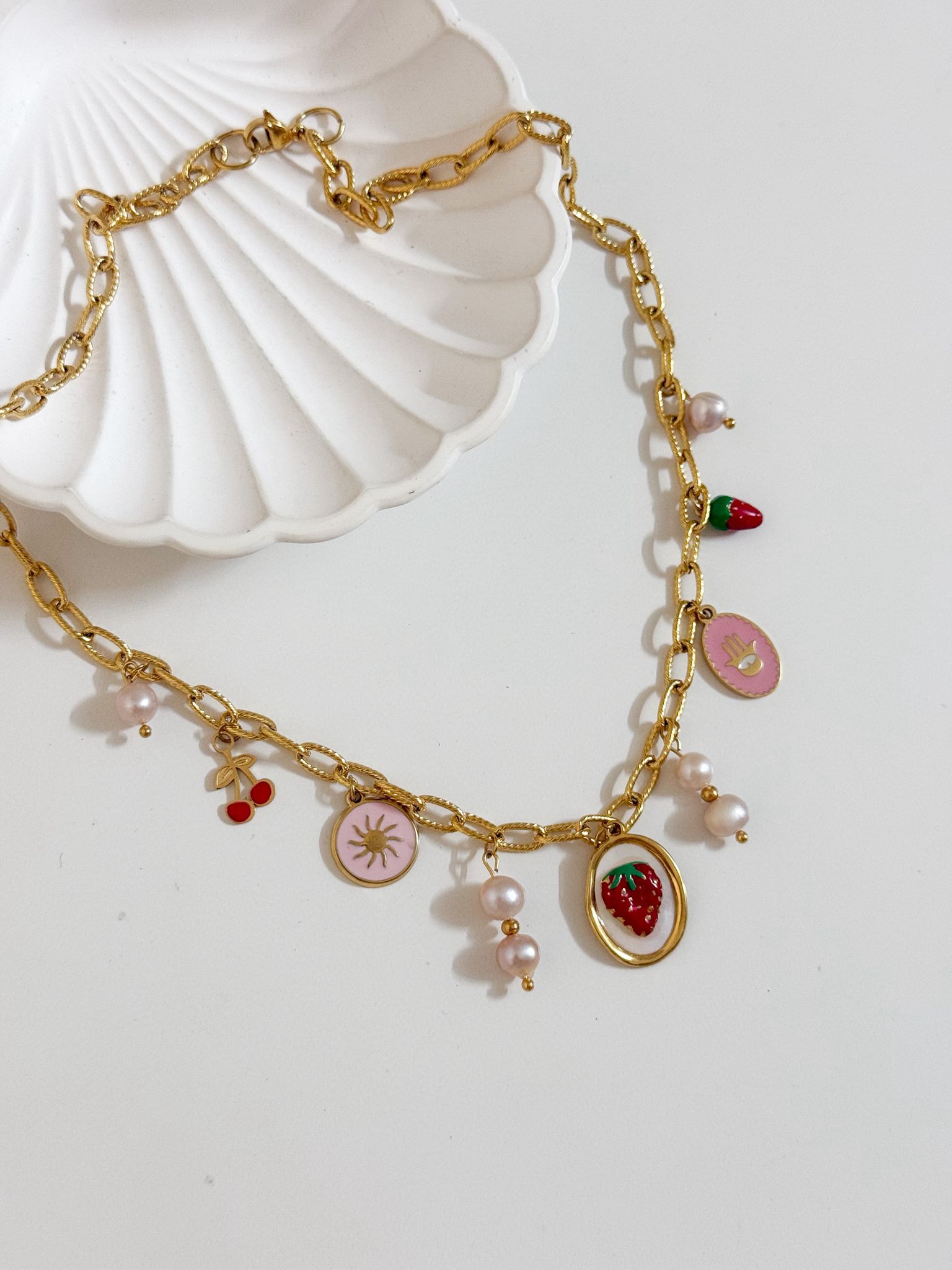 Colar Strawberry Charms - Image 3