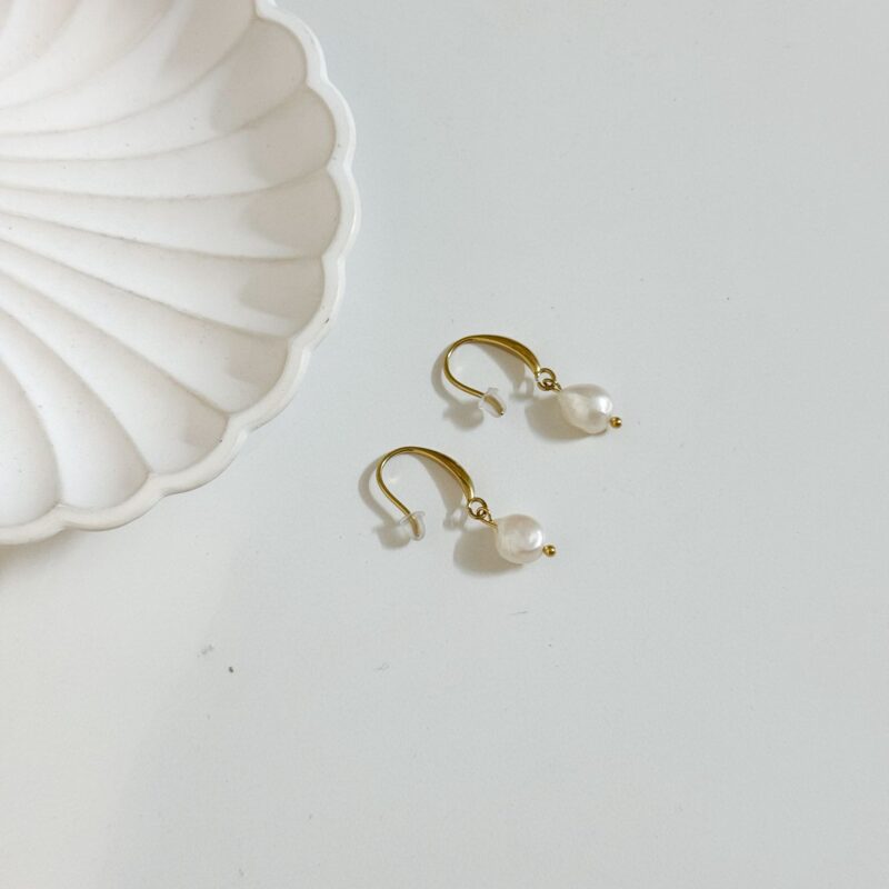 Brincos Moonlit Pearl