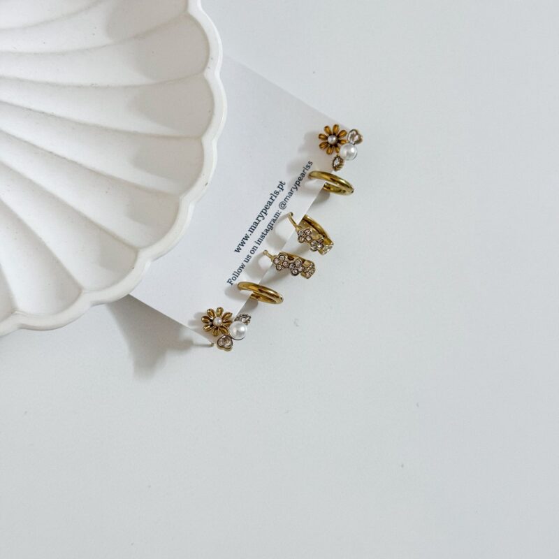 Brincos Blooming Vanilla