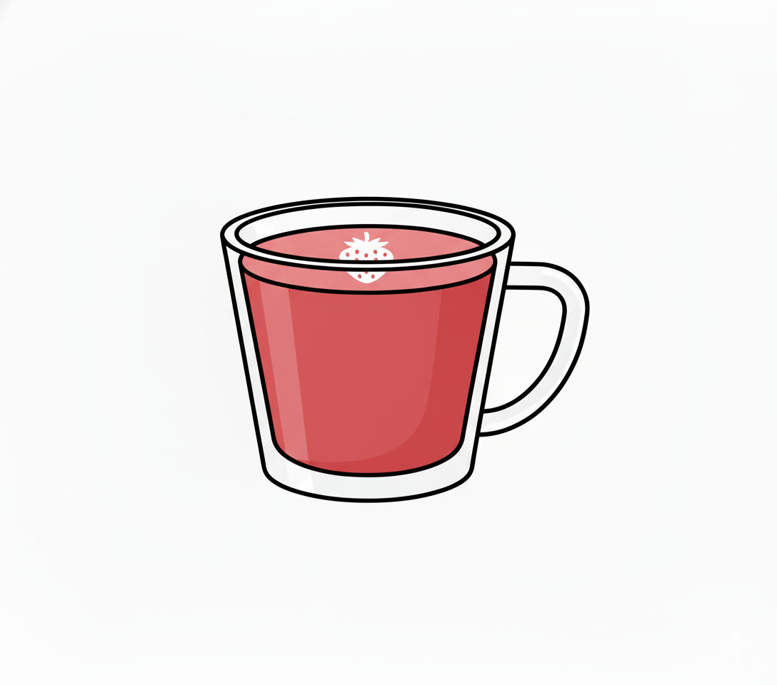 Velvet Strawberry Latte