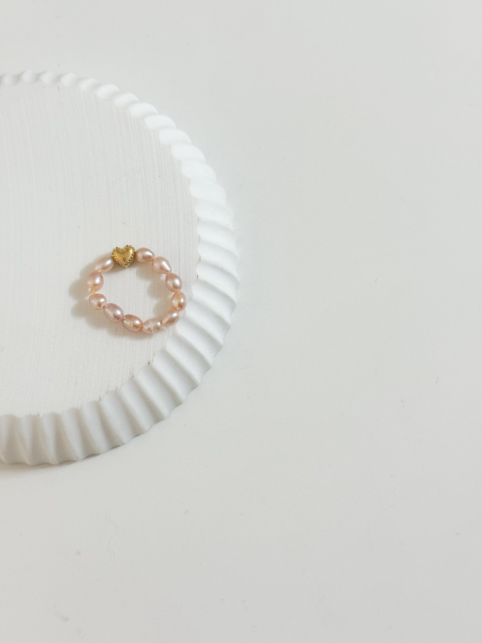 Anel Coração Trabalhado