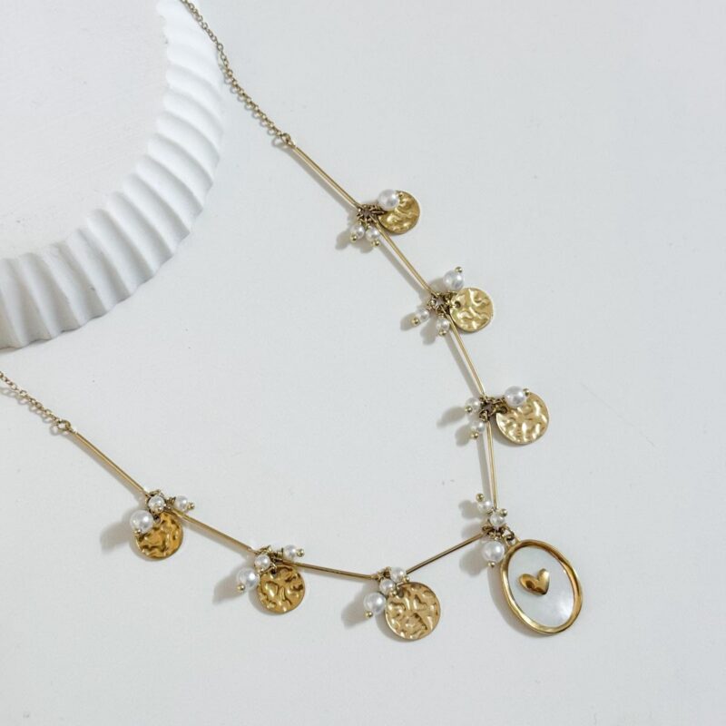 Colar Medalha Coração