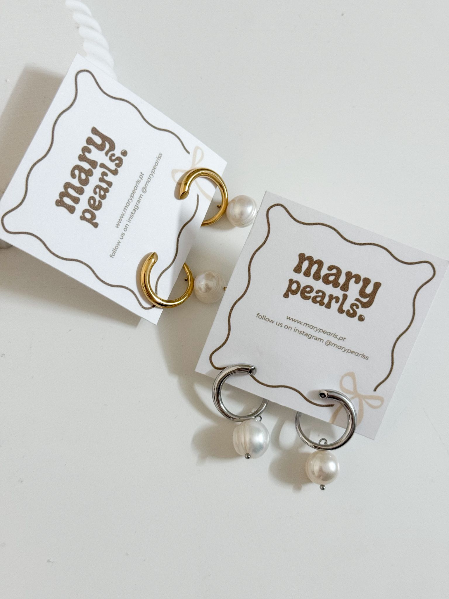 Argolas Assimétricas com Pérola