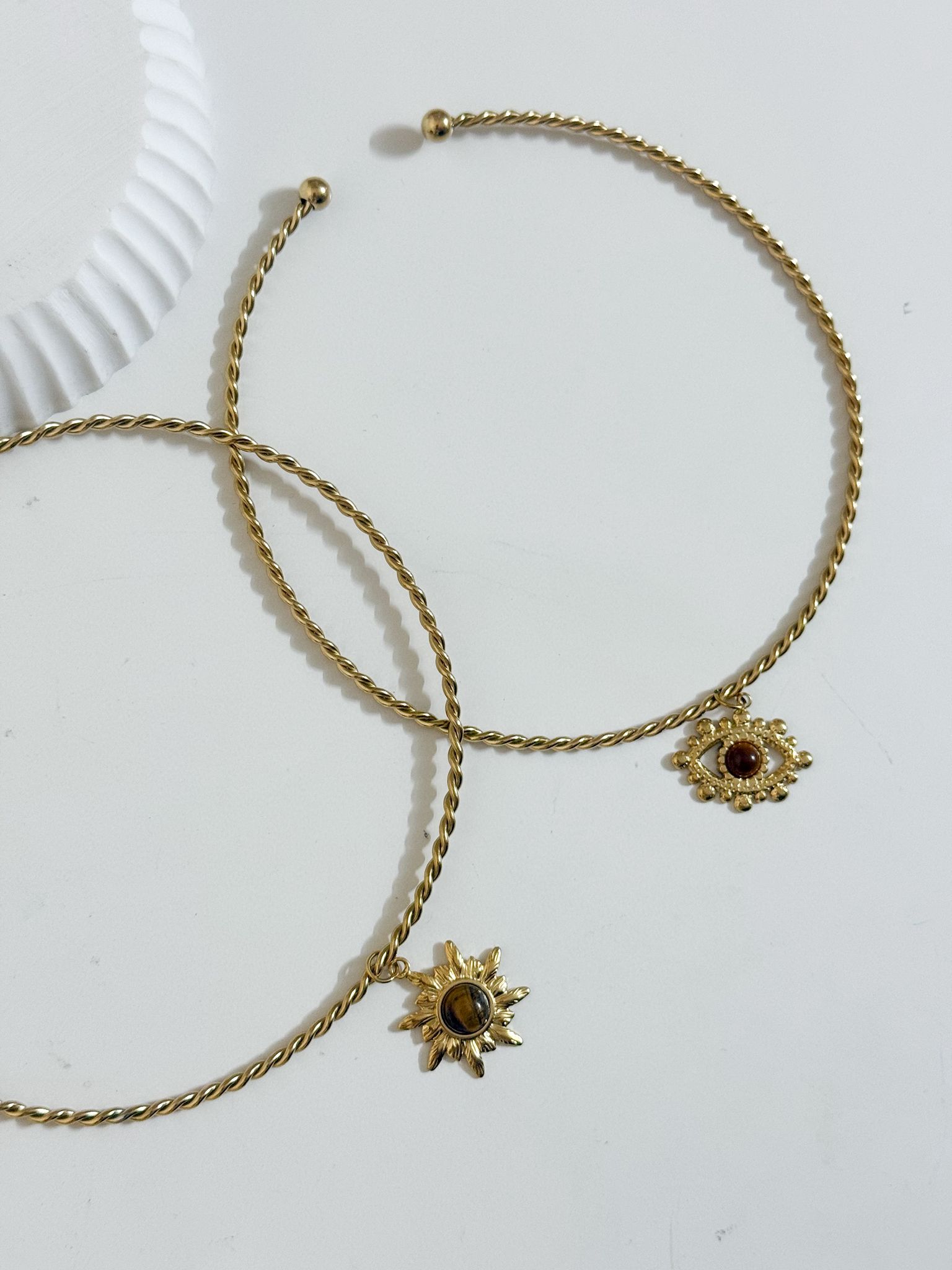 Colar Gargantilha Olho/Sol