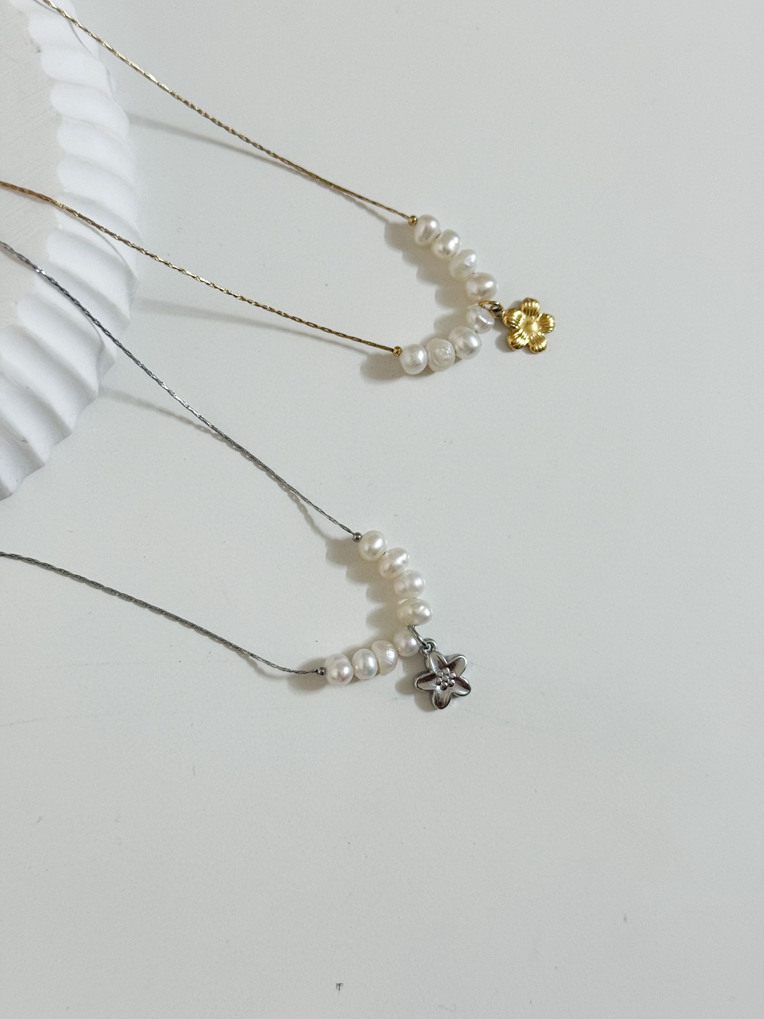 Colar Pérola Flor