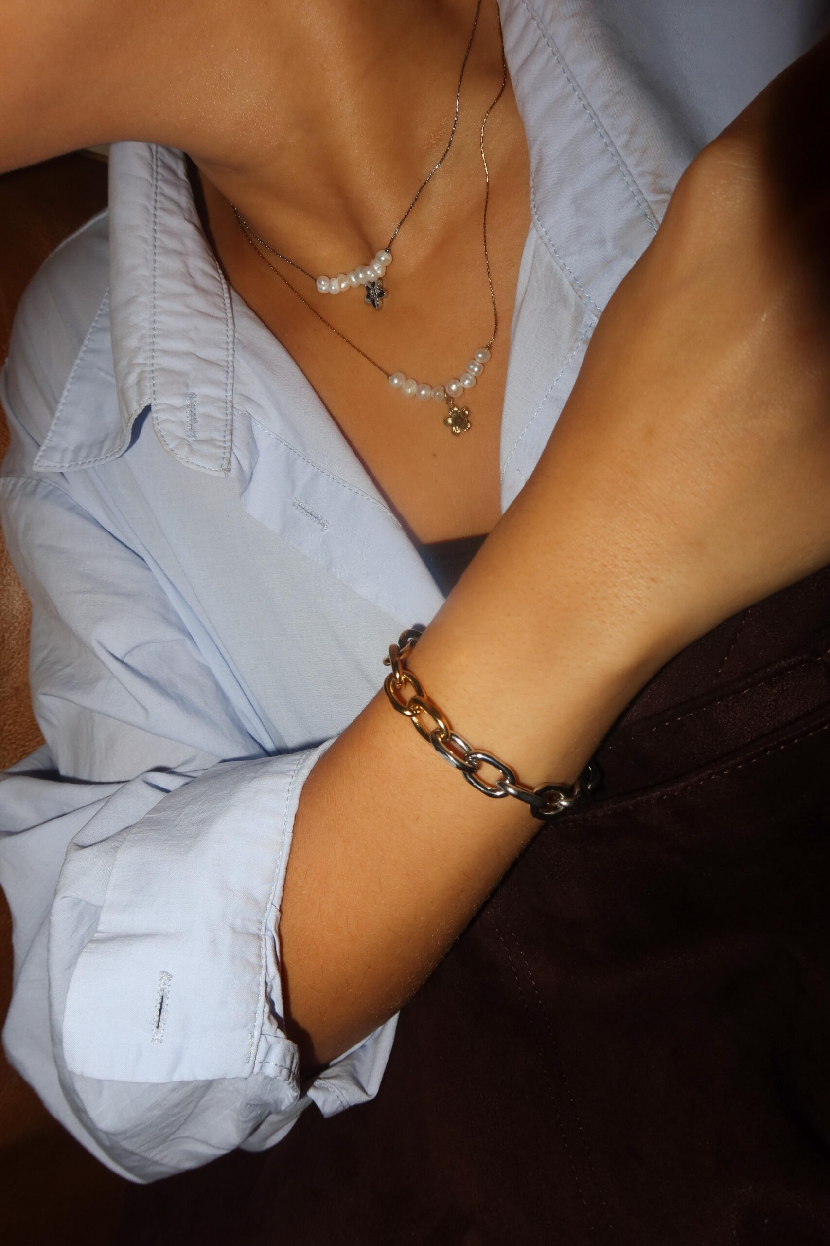 Pulseira Dourada e Prateada - Image 2