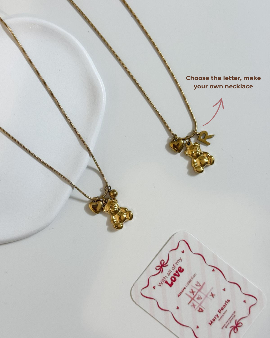 Colar Ursinho e Inicial - Image 2