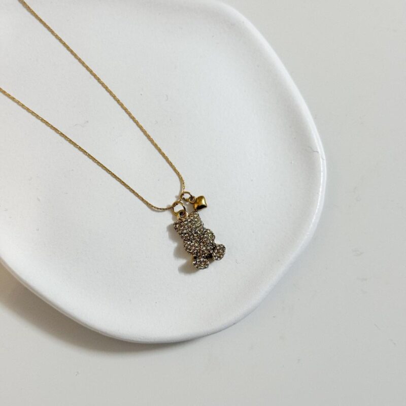 Colar Ursinho e Coração