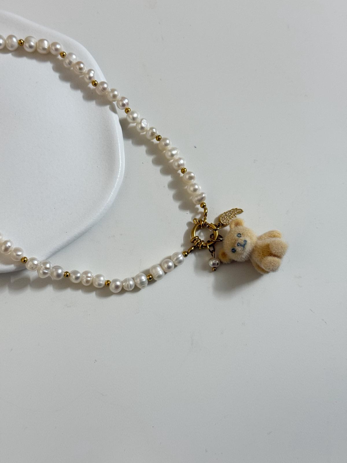 Colar Ursinho Branco