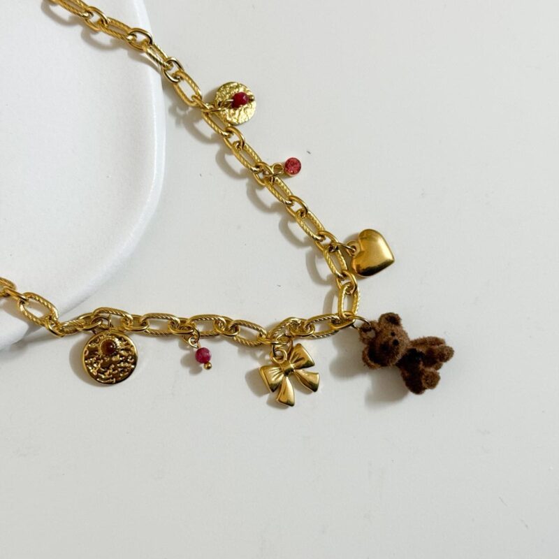 Colar Ursinho Castanho