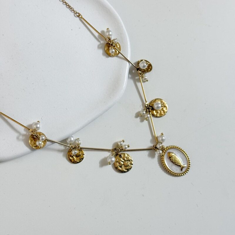 Colar Medalha Sardinha