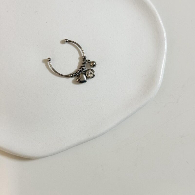 Anel Charms Prateado