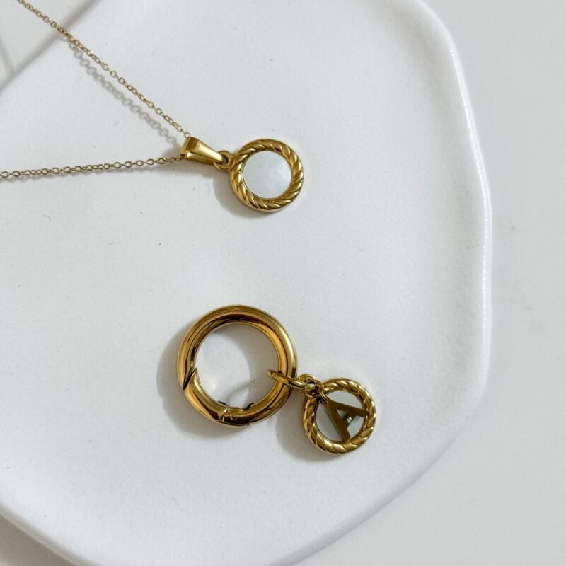 Conjunto Medalha para Coleira Redonda + Colar para Dono