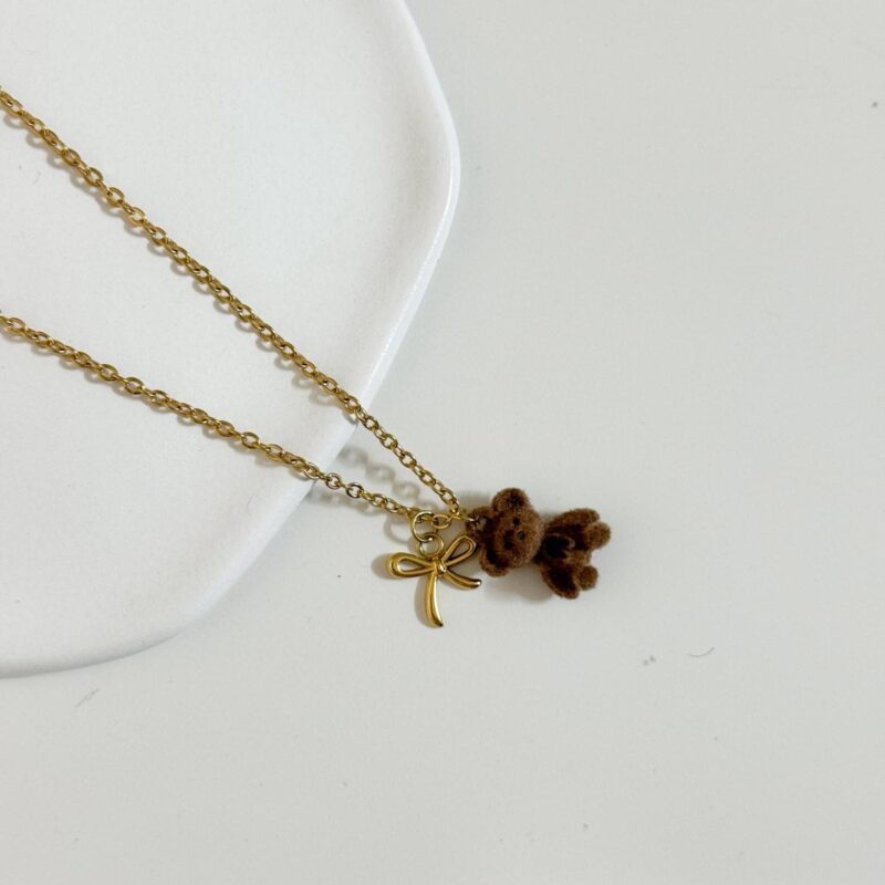 Colar Teddy Bow