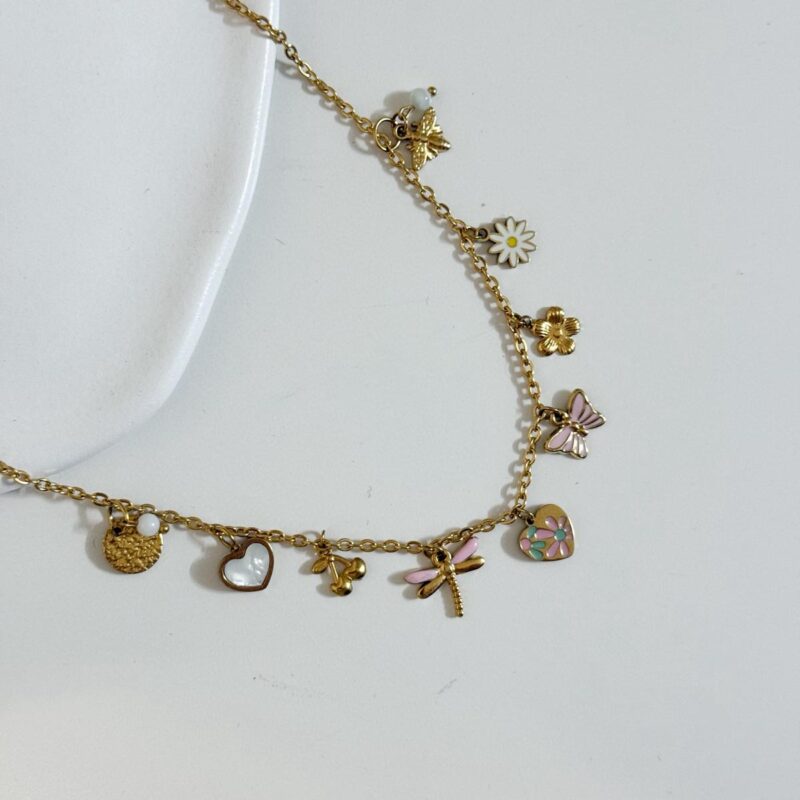 Colar Charms Primavera