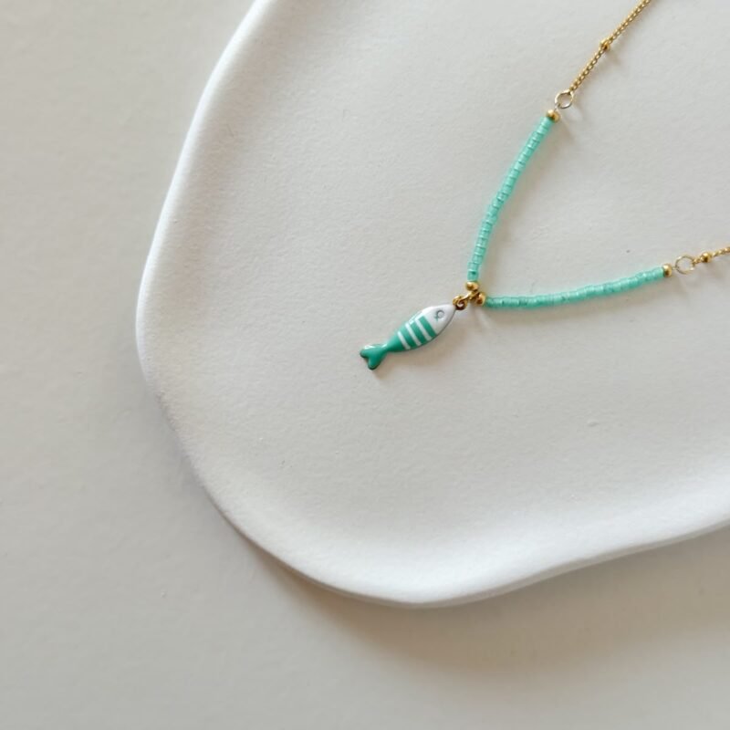 Pulseira Peixinho Verde-água