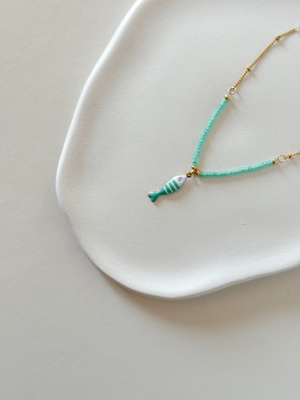Pulseira Peixinho Verde-água
