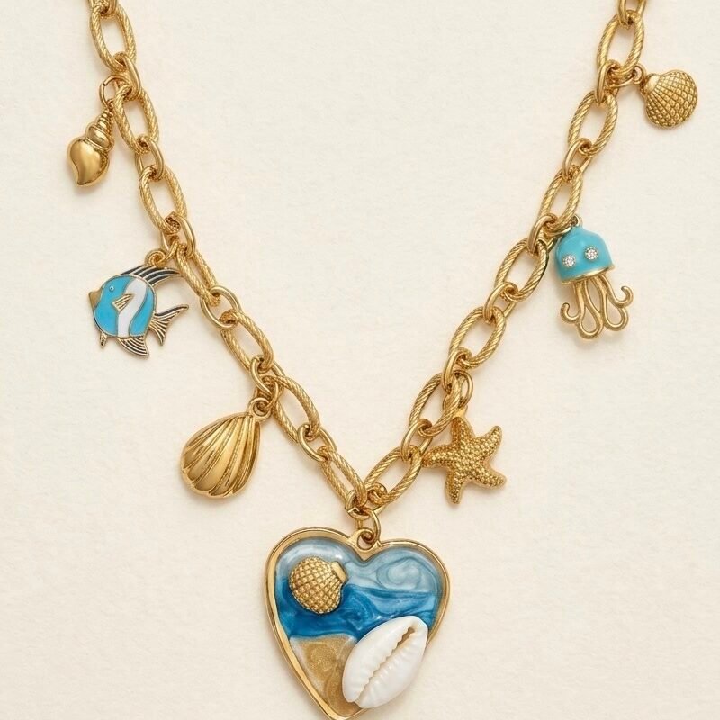 Colar Charms Marinhos