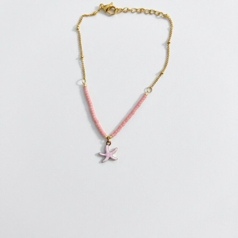 Pulseira Estrelinha Rosa